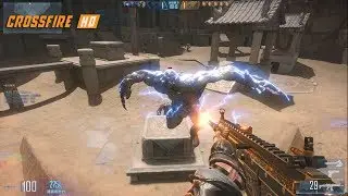 CrossFire HD CFHD - Scar Light Golden Wing Skin vs Blade Character Gameplay - CBT3