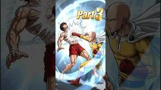 Saitama vs Baki 🔥 One Punch God Meets Hanma Baki | Part 3 #shorts #anime #saitama #baki