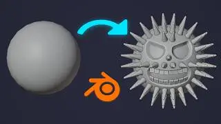 Blender 3D Print - Modeling a Stylized Mace Monster