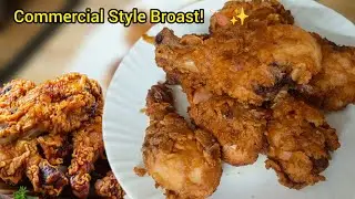 Crispy Broast Chicken Leg Piece 🍗🔥 | Full Masala Commercial Style | Masara Kitchen