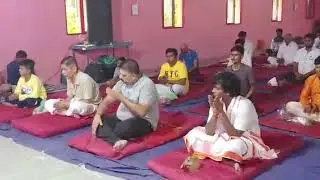 Hanuman Chalisa singing disciples of DHYANYOGI SHREE OMDASJI MAHARAJ 