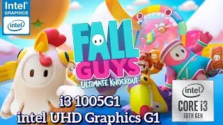 Fall Guys on intel i3-1005G1 + intel UHD Graphics G1 (16GB RAM)
