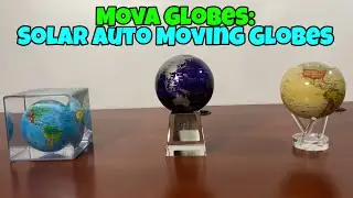 Mova Cube and Globes: Solar Auto Rotating Globes 🔥 Gadgetify