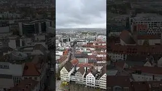 Вид на Ulm 🇩🇪 с высоты 70 метров. #германия #путешествия #ulm #путешествиепогермании
