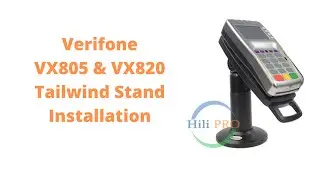 How to install Tailwind Stand for Verifone VX805, VX820 Credit Card Pinpad Terminals?