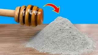 Смешайте ЦЕМЕНТ с МЁДОМ 😱 Секрет стоимостью в МИЛЛИОНЫ! | Творческий лайфхак