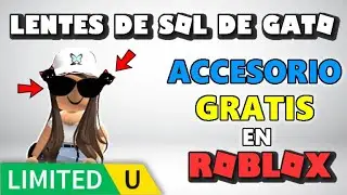 [LIMITED GRATIS] LENTES DE SOL DE GATO EN ROBLOX