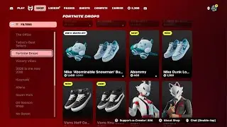Fortnite | *NEW* Nike 'Abominable Snowman' Bundle Review & Overview / is it Worth it???