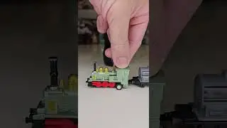 Retro Pullback Miniature Steam Train Set