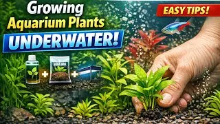 Grow Aquarium Plants Underwater 🌿 | Easy Method