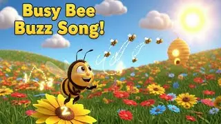 Busy Bee Buzz Song  3D Pixar Kids Song &ndash; Learn Counting & Colors with Bees
