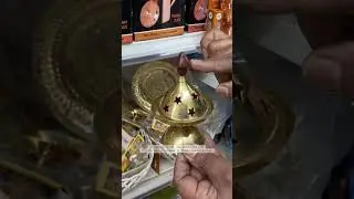 6 inches Decorative Brass Pooja Diya Lamp, Akhand Diya, Chirag, devotional lightings