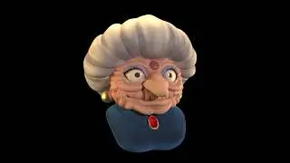 Yubaba (Spirited Away) - 3D sculpt turn