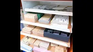 우드스탬프 문구 수납 (이케아 크비슬레) | organize with me (IKEA KVISSLE)