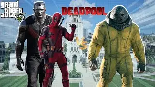 GTA 5 - Deadpool And Colossus Vs Juggernaut | Marvel's Most Notorious Fight.