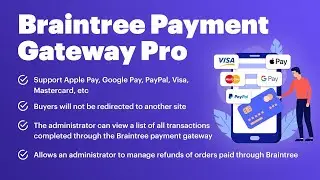 PrestaShop BrainTree Payment Gateway PRO (v. 1.7)
