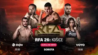 RFA 26 - Ko&scaron;ice | v sobotu 15. 11. 2025 o 19:00 na Voyo