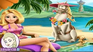 Rapunzel Swimming Pool - Princess Rapunzel Games for Kids