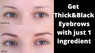 How to Grow Thicker Eyebrows Naturally and faster||LAVIN LOVE
