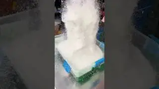 Adding Too Much Snow Fizz into Slime!
