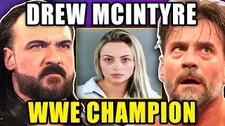 Drew McIntyre FINALLY Wins WWE Championship! CM Punk RAGES on Movie Set + Liv Morgan Arrest Story!