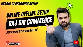 Online Offline Class Ek Saath | Accounts Magic with Raj Sir Faridabad #studiowallah