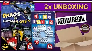 Batman &ndash; Chaos in Gotham City & Bing Boing | WAS IST DRIN? Brettspiel 📦 2x Unboxing [Brettspiele]