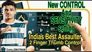 TSM Entity JONATHAN 2 Finger Thumb Player New CONTROL And SENSITIVITY setting 🔥🔥🔥 |  PUBG loverz