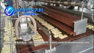 Chocolate Cereal Bar Machine Chocoate Granola Bar Production Line#equipment#granolabarproductionline