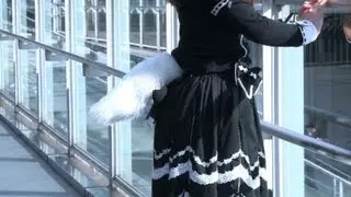 Japanese robotic cat tail reads human heart beat