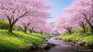 Cherry Blossom  Music 🌿🌸 30 Min Piano & Birdsong | Relaxing Therapy for study & Deep Calm