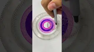 ASMR Art Therapy: Relaxing Visuals for Stress Relief | Calming Artwork #shorts #spirograph #2024