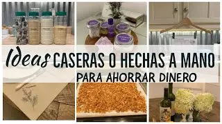 FORMAS CASERAS DE AHORRAR DINERO~TRUCOS HECHOS A MANO~DIYS PARA AHORRAR~Recicla~organiza~simplifica.