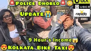 Rapido Bike Taxi Kolkata 😍|🤯 Only 9 Hour's Income Atooo 😱|🤯 Indrive Uber Rapido |😍| Surojit Banerjee