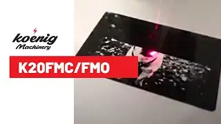Koenig Fiber Marking Laser Machine | Laser Marking Photo in Anodised Aluminium