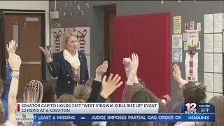 Sen. Capito brings WV Girls Rise Up program to Anna Jarvis Elementary