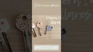 Decora tus llaves. Sabes c&oacute;mo? Video en mi canal