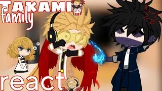 Takami family react to Hawks | 2/2 | MHA spoilers s6 | no ships | Gacha club