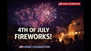 4TH OF JULY HOME FIREWORKS! 🇺🇸 | Backyard Independence Day Celebration