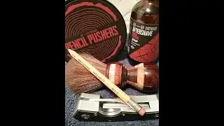 Shave Video # 429 Colorlamb Forester Series Folding Razor & Pencil Pushers by Barrister and Mann