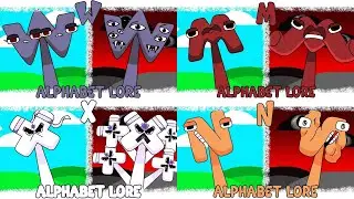 My Sprunki OC: W, M, X and N (from Alphabet Lore)