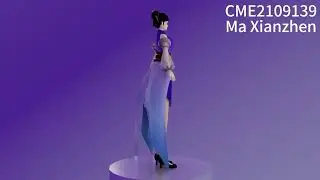 Lan: The Chinese Martial Heroine - 3D Model (Maya) Turntable