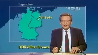 Mauerfall: Tagesschau vom 09.11.1989 (Remastered)