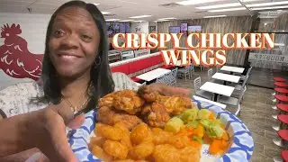 Crispy&nbsp;Oven&nbsp;Fried&nbsp;Chicken&nbsp;Wings&nbsp;🍗 | All This Snow! ❄️
