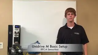 Control Techniques - Unidrive M RFC-A Sensorless Keypad Setup