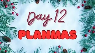 Planmas Day 12| Plan With Me| Weekly Setup #plannercommunity #planmas #weeklysetup #plannerlayout