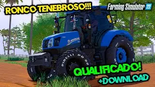 FS22   Trator NH T6 com RONCO TENEBROSO +DOWNLOAD