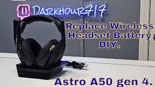 Astro A50 Battery Replacement (DIY Wireless Headset battery replacememt)