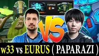 w33 vs EURUS ( PAPARAZI )  EARTH SPIRIT vs STORM SPIRIT | Dota 2 Pro Players Clips