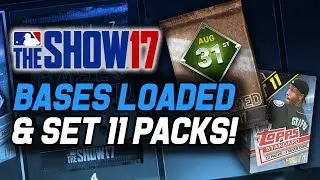 NEW BASES LOADED PACKS & SET 11 PACKS! | MLB The Show 17 Pack Opening